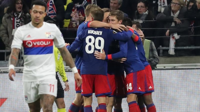 CSKA Moscú clasificó a cuartos en la Europa League tras batir a Olympique Lyon en Francia