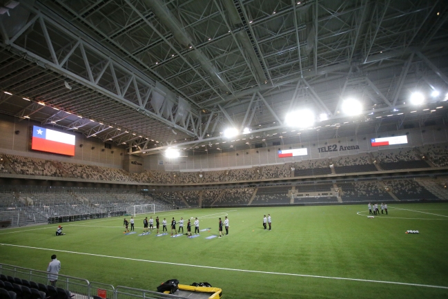 Alexis Sánchez cumplió su primer práctica en la “era Rueda”