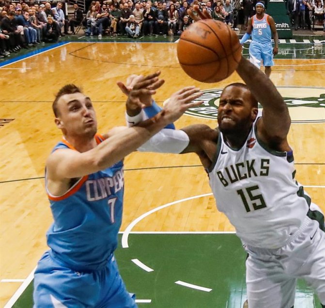 Los Angeles Clippers venció a domicilio a Milwaukee Bucks