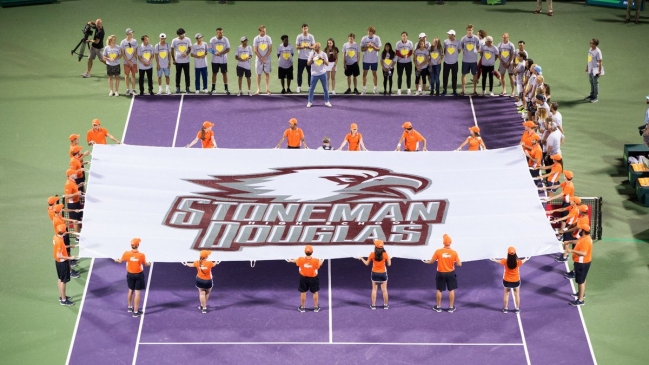 Abierto de Miami homenajeó a las víctimas de la matanza de Parkland