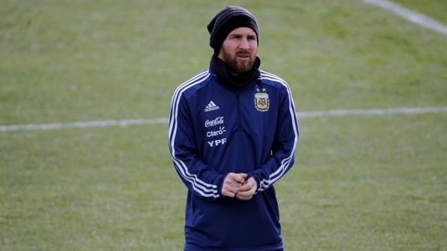 Messi se reintegró a los entrenamientos de Argentina en el complejo de Real Madrid