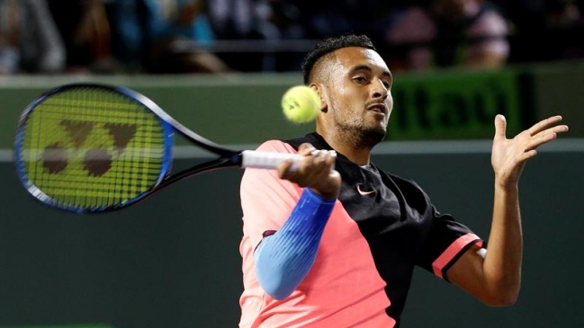 Nick Kyrgios sacó a Fabio Fognini del Masters 1.000 de Miami