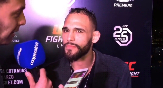 Ponzinibbio anticipó el evento estelar de UFC Chile: Estoy ansioso y con ganas de noquear