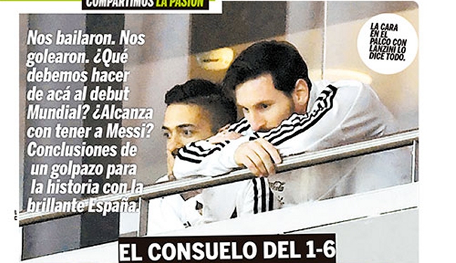 Prensa argentina tras caída ante España: Faltan tres Messis