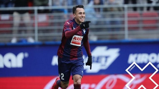 Técnico de Eibar: Fabián Orellana tiene mucha calidad en los últimos metros