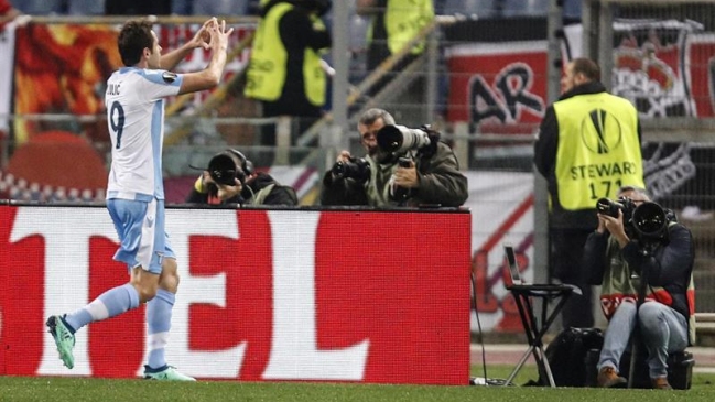 Marco Parolo anotó un golazo en victoria de Lazio sobre Salzburgo por la Europa League