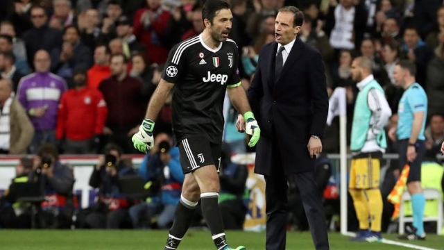 La discusión del técnico de Juventus con Sergio Ramos tras penal cobrado a favor de Real Madrid