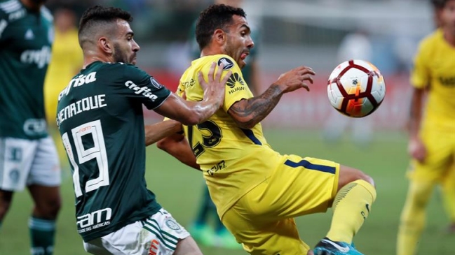Boca Juniors empató en el último minuto ante Palmeiras por la Copa Libertadores