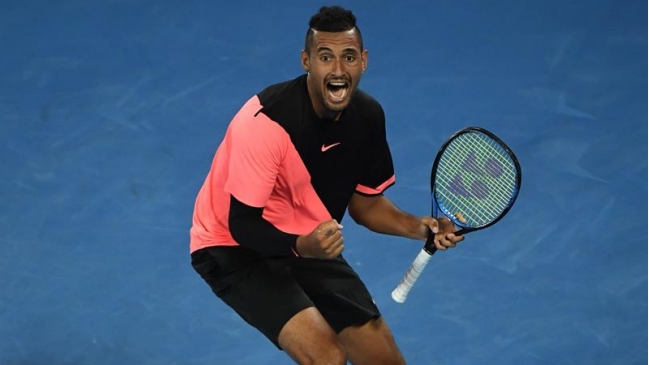 El impresionante punto sin mirar de Nick Kyrgios