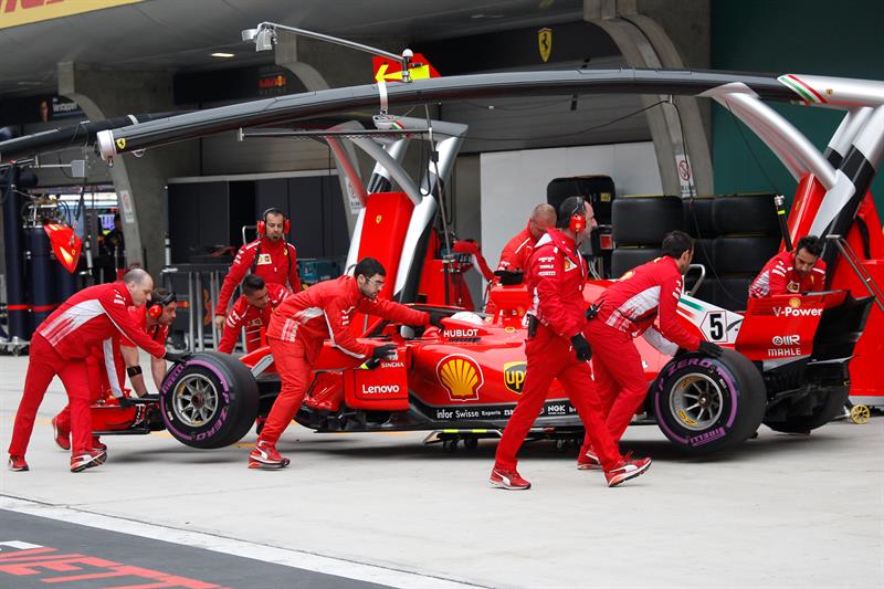 Ferrari dominó las clasificaciones del Gran Premio de China