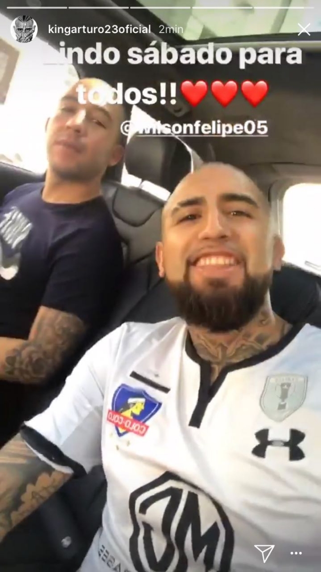 Está pendiente del Superclásico: Vidal manifestó su apoyo a Colo Colo desde Alemania