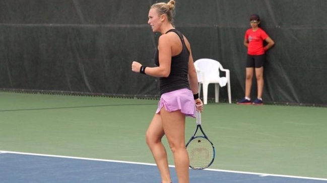 Alexa Guarachi perdió la semifinal de singles del torneo ITF de Pelham