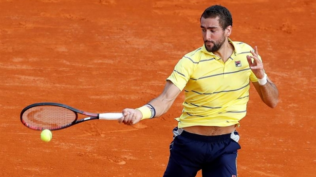 Raonic abandonó por lesión y Cilic avanzó a cuartos de final en Montecarlo