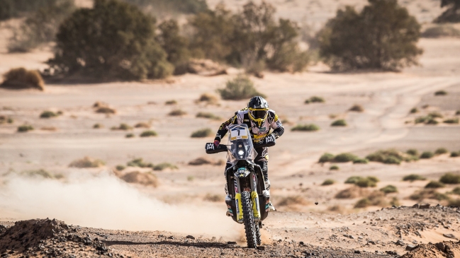 Pablo Quintanilla ganó la última etapa y subió al podio en el Rally de Marruecos