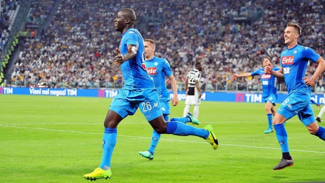 Relator italiano enloqueció con el gol en el último minuto de Napoli ante Juventus