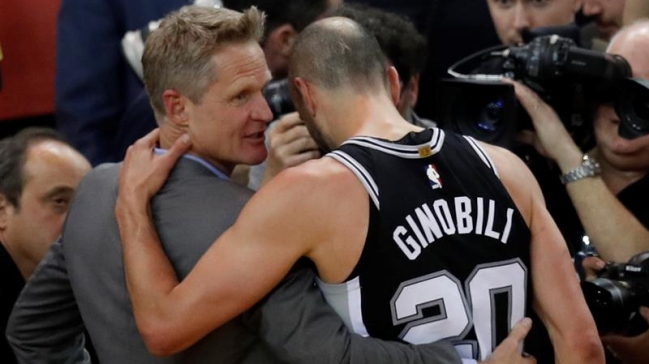 Steve Kerr a Ginóbili: “Si lo amas, continúa ¿Qué importa?”