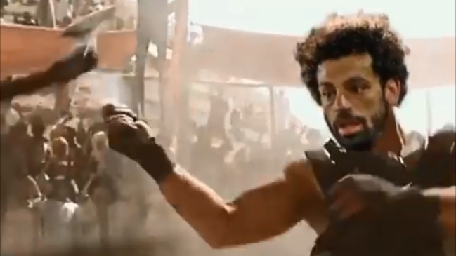 Mohamed Salah se convirtió en “Gladiador” en un divertido viral
