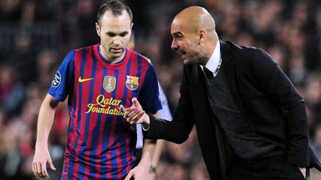 Guardiola: Iniesta me ayudó a comprender mejor el fútbol sólo con verlo jugar