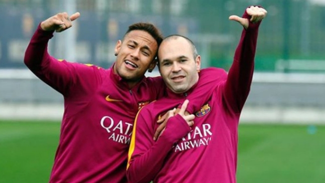 Neymar a Andrés Iniesta: “Maestro, que honra ser parte de tu trayectoria en Barcelona”