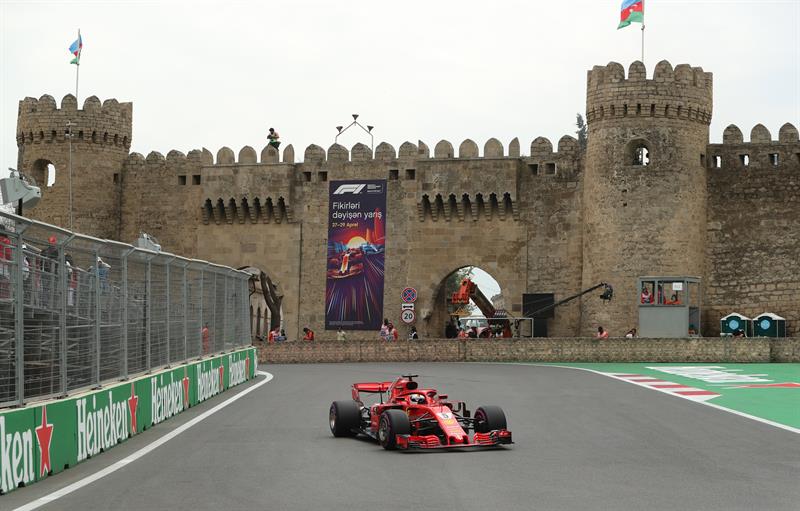 Las postales que dejó la qualy del GP de Azerbaiyán en el circuito callejero de Baku