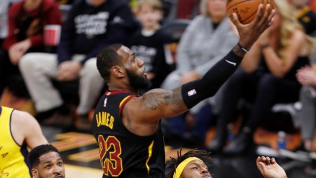 La demoledora actuación de LeBron James en triunfo de Cavaliers sobre Indiana Pacers