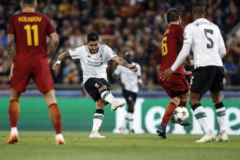 Liverpool alcanzó su octava final de Champions pese a caer en Roma