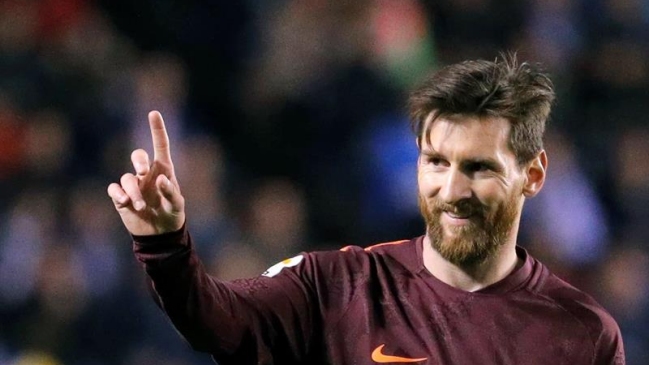 Lionel Messi demostró que también sabe marcar goles de chilena