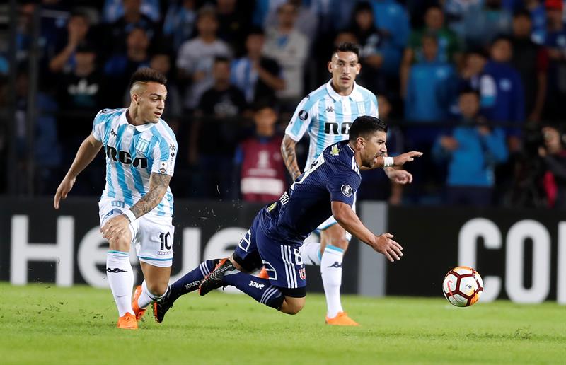 La derrota de Universidad de Chile ante Racing en el Cilindro de Avellaneda