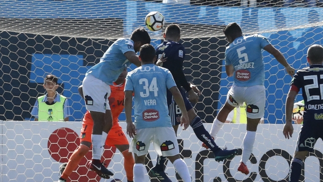 Matías Rodríguez anotó de cabeza para la U en El Teniente ante O’Higgins