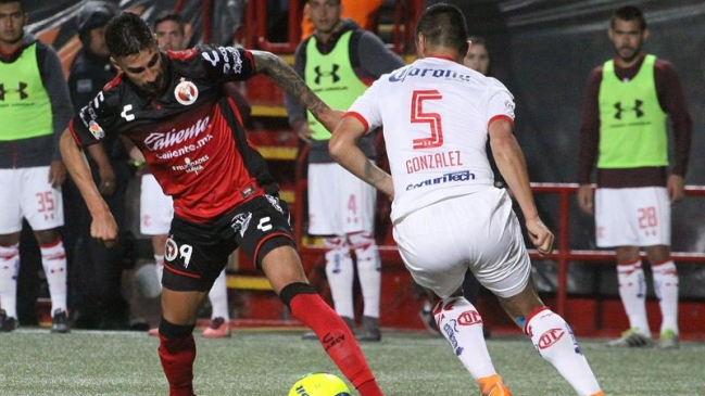 Toluca de Osvaldo González cayó en su visita a Tijuana por semifinales en México