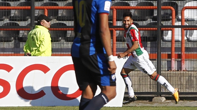 Diego Torres anotó un gran gol para Palestino ante Huachipato