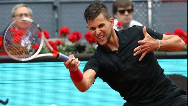 Dominic Thiem y Alexander Zverev disputan la final del Masters 1.000 de Madrid