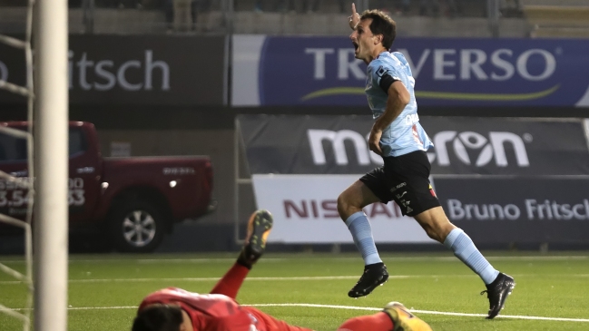 Pablo Calandria marcó de cabeza el empate de O’Higgins ante Audax Italiano