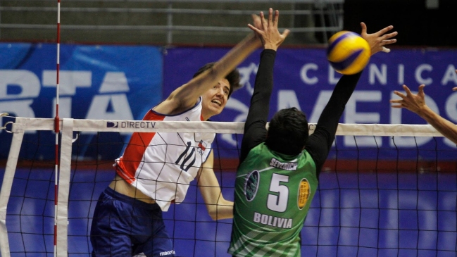 Chile venció con autoridad a Bolivia en la Challenger Cup de voleibol