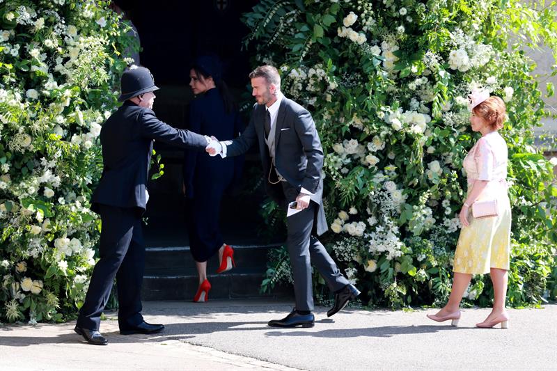 El fútbol tuvo en David Beckam a su representante en la “boda real”