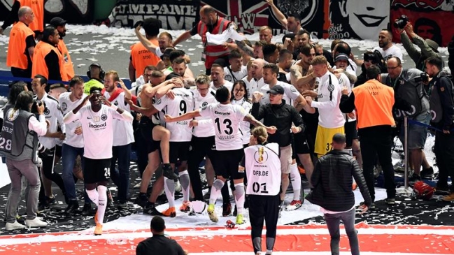 Frankfurt venció a Bayern Munich sobre el final y se quedó con la Copa de Alemania