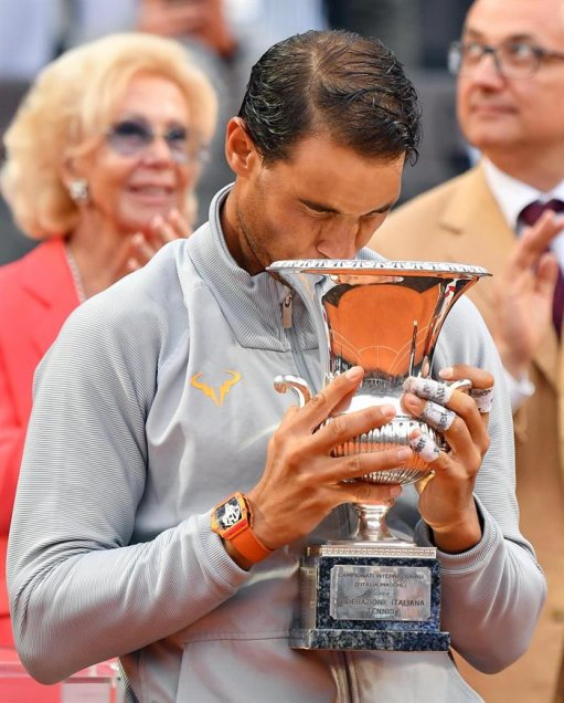 Nadal alzó el título en Roma y reconquistó la cima de la clasificación mundial