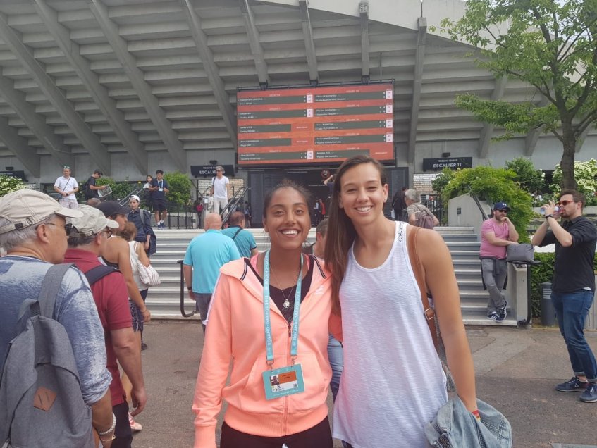 Roland Garros unió a Daniela Seguel y Christiane Endler