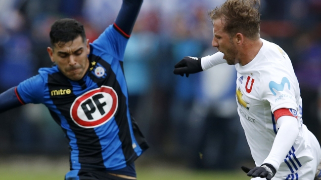 Felipe Seymour anotó con un derechazo la victoria de U. de Chile sobre Huachipato