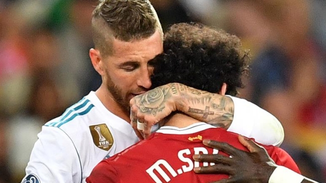 Sergio Ramos le mandó un mensaje a Mohamed Salah