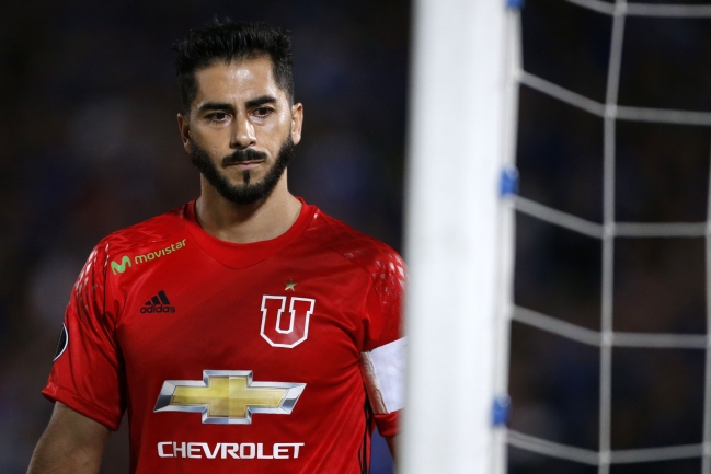 La U extendió el contrato de Johnny Herrera hasta 2019