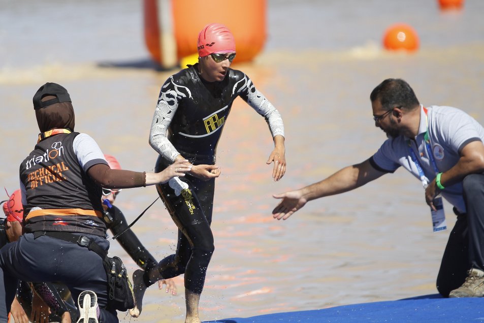 La coronación de Bárbara Riveros en el triatlón de los Juegos Sudamericanos