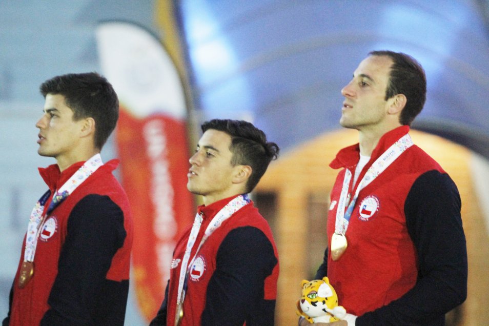 Los Cóndores recibieron la medalla de oro conseguida en los Juegos Sudamericanos