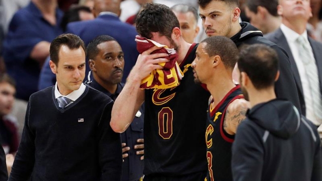 Kevin Love será duda hasta última hora en Cleveland para el primer partido de las finales de la NBA