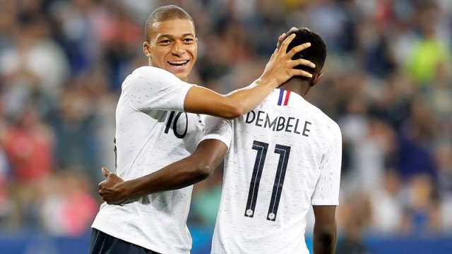 Espectacular golazo de Dembelé cerró la amplia victoria de Francia sobre Italia