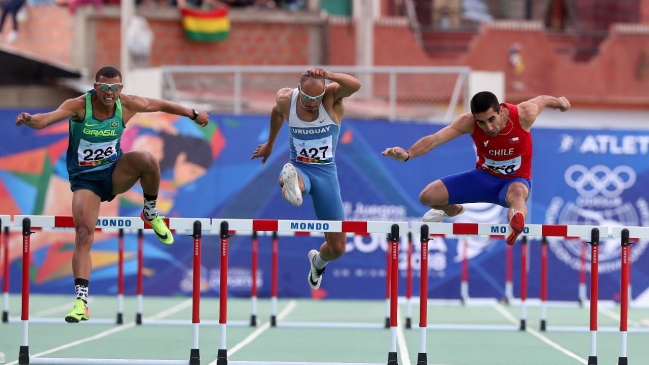 Alfredo Sepúlveda logró plata y récord chileno en 400 metros con vallas en Cochabamba