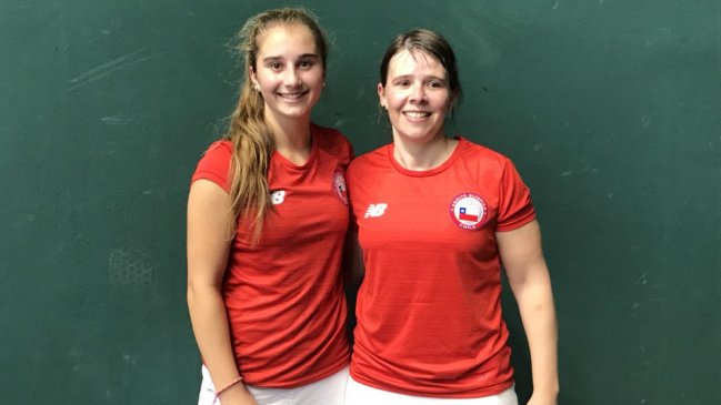 Chilenas Magdalena Muñoz y Natalia Bozzo ganaron oro en pelota vasca de forma invicta en Cochabamba