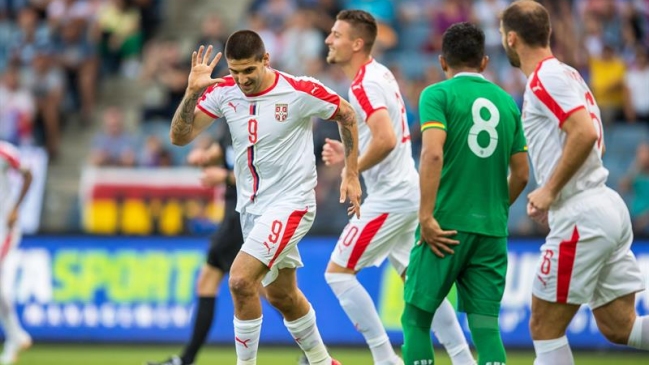 Serbia barrió con Bolivia en su último amistoso previo al debut en el Mundial de Rusia