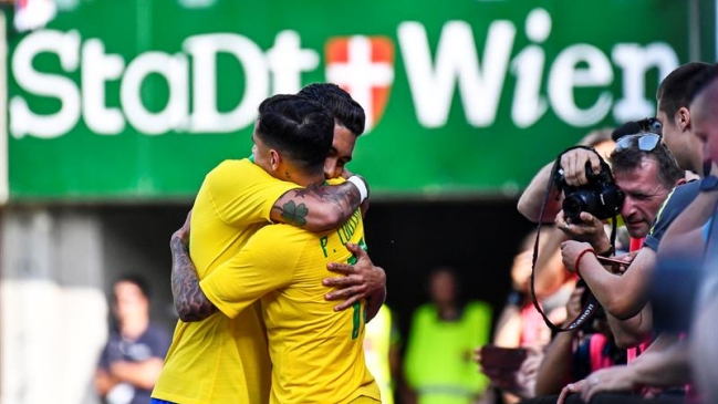 Los golazos de Gabriel Jesús, Neymar y Coutinho en el triunfo de Brasil sobre Austria