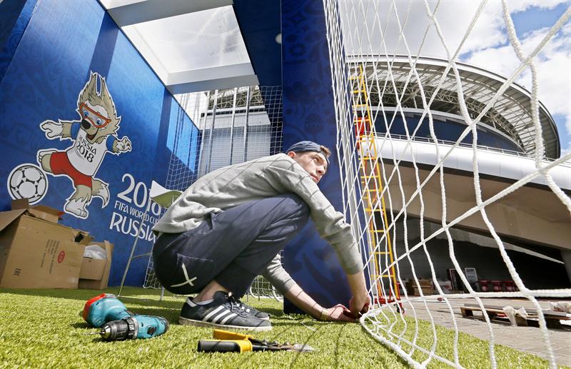 La fiesta del fútbol ya se vive en Rusia